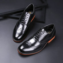 Load image into Gallery viewer, Oxford Shoes Formal Leather Shoes - Carved Brogue Men's Shoes +