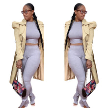 Load image into Gallery viewer, Pure Color All-match Long Trench Coat Women's Clothing +