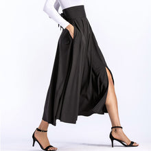 Load image into Gallery viewer, Long A-line Skirt Belly Pressure High Waist Skirt Mid-calf Evening Skirt +