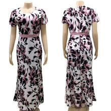 Load image into Gallery viewer, Fashion Print Small Blazer Long Dress Two Piece Women Set 2Piece Outfits +