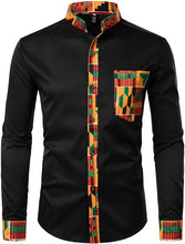 Load image into Gallery viewer, Men's Hipster African Dashiki Tribal Graphics +