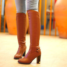 Load image into Gallery viewer, Thick Heel Over The Knee Boots High Heel Women's Boots +