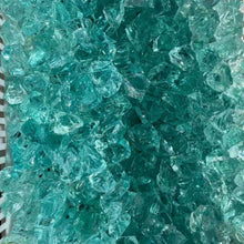 Load image into Gallery viewer, Light Blue Glass Crystal Stone Scenery +