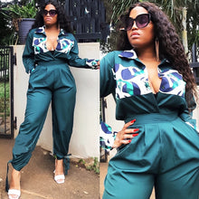 Load image into Gallery viewer, African Plus Size Women's Printed Casual Jumpsuit - Fashion Jumpsuit for Ladies +