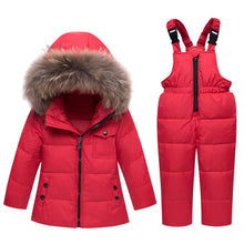 Load image into Gallery viewer, Children's Sling Down Jacket Winter Coat for Little Girls (+)