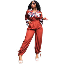Load image into Gallery viewer, African Plus Size Women's Printed Casual Jumpsuit - Fashion Jumpsuit for Ladies +