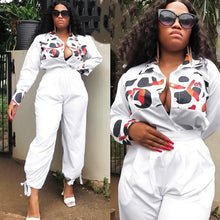 Load image into Gallery viewer, African Plus Size Women's Printed Casual Jumpsuit - Fashion Jumpsuit for Ladies +