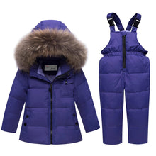 Load image into Gallery viewer, Children's Sling Down Jacket Winter Coat for Little Girls (+)