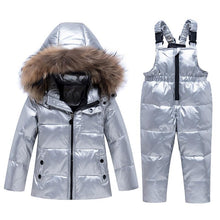 Load image into Gallery viewer, Children's Sling Down Jacket Winter Coat for Little Girls (+)