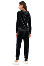 Load image into Gallery viewer, Women's Sweatsuit Zip-Up Hooded Jacket and Pants Set +