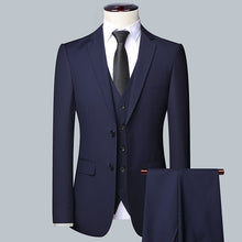 Load image into Gallery viewer, Chic Men's Suit Set - Slim Fit Formal Groom Wedding Suit +