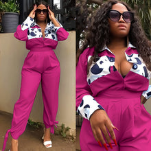 Load image into Gallery viewer, African Plus Size Women's Printed Casual Jumpsuit - Fashion Jumpsuit for Ladies +