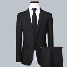 Load image into Gallery viewer, Chic Men's Suit Set - Slim Fit Formal Groom Wedding Suit +