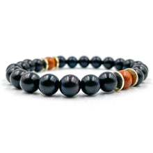 Load image into Gallery viewer, Westland - Ebony Blackwood & Red Rosewood Mala Beaded Bracelet +