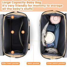 Load image into Gallery viewer, Portable Baby Bed Foldable Baby Backpack +