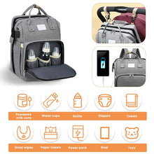 Load image into Gallery viewer, Portable Baby Bed Foldable Baby Backpack +