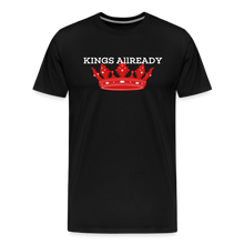 Load image into Gallery viewer, King T-Shirt 3D Print - Men's Premium T-Shirt - black