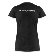 Load image into Gallery viewer, Queen T-Shirt 3D Print - Women’s Premium Organic T-Shirt - charcoal grey