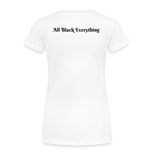 Load image into Gallery viewer, Queens T-Shirt 3D Print - Women’s Premium Organic T-Shirt - white