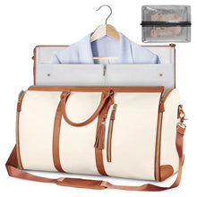 Load image into Gallery viewer, Large Capacity Travel Duffle Bag Women&#39;s Handbag Folding Suit Bag Waterproof Clothes Totes Garment Bag +
