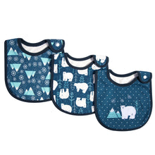 Load image into Gallery viewer, Simple Cartoon Printed Cotton Waterproof Baby Bib +
