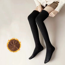 Load image into Gallery viewer, Ins Over-the-knee Socks Women&#39;s Autumn And Winter Long Socks Thickened Warm Terry Socks Beautiful Leg Shaping High Socks +
