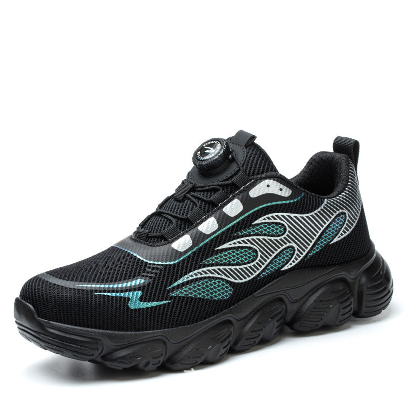Mesh Breathable Four Seasons Labor Protection Shoes Men Anti-smashing And Anti-penetration +