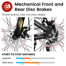 Load image into Gallery viewer, A26251 26-Inch Mountain Bike For Adults And Teenagers, High Carbon Steel Frame, Front And Rear Mechanical Disc Brakes, 21-Speed Gear System, 26x2.125 Tires +
