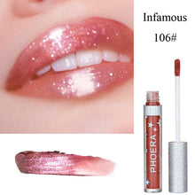 Load image into Gallery viewer, Moisturizing Candy Color Lip Gloss Waterproof Glitter Liquid Lipstick Long Lasting Makeup Lipstick +
