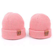 Load image into Gallery viewer, Baby knitted hat Adult and Infant Unisex Winter Hat +
