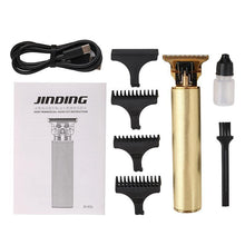 Load image into Gallery viewer, Retro T9 oil Head Electric Clipper Rechargeable Hair Clipper +
