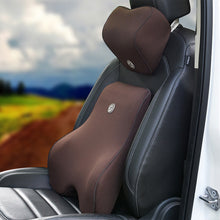Load image into Gallery viewer, Car Cotton Lumbar Pillow Suit Back Pad Waist Slow Rebound Car Interior Seat +
