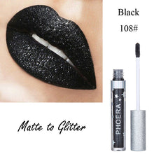 Load image into Gallery viewer, Moisturizing Candy Color Lip Gloss Waterproof Glitter Liquid Lipstick Long Lasting Makeup Lipstick +
