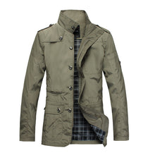 Load image into Gallery viewer, Casual Stand Collar Men&#39;s Jacket +
