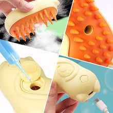 Load image into Gallery viewer, Cat Steamy Brush 3 In1 Spray Cat Brush Self Cleaning Steam Cat Brush Spray Comb For Removing Tangled And Loose Hair Pet Hair Cleaning Brush Comb For Cats Dogs +
