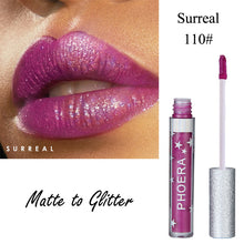 Load image into Gallery viewer, Moisturizing Candy Color Lip Gloss Waterproof Glitter Liquid Lipstick Long Lasting Makeup Lipstick +

