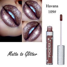 Load image into Gallery viewer, Moisturizing Candy Color Lip Gloss Waterproof Glitter Liquid Lipstick Long Lasting Makeup Lipstick +
