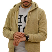 Load image into Gallery viewer, Men&#39;s Solid Color Zipper Hooded Jacket Jacket +
