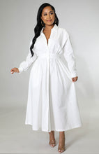 Load image into Gallery viewer, Casual Long Sleeve Plus Size Women's Shirt Dress +

