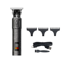 Load image into Gallery viewer, LCD Digital Display Hair Salon Engraving Electric Clippers +

