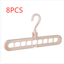 Load image into Gallery viewer, 9-hole Clothes Hanger Organizer Space Saving Hanger +
