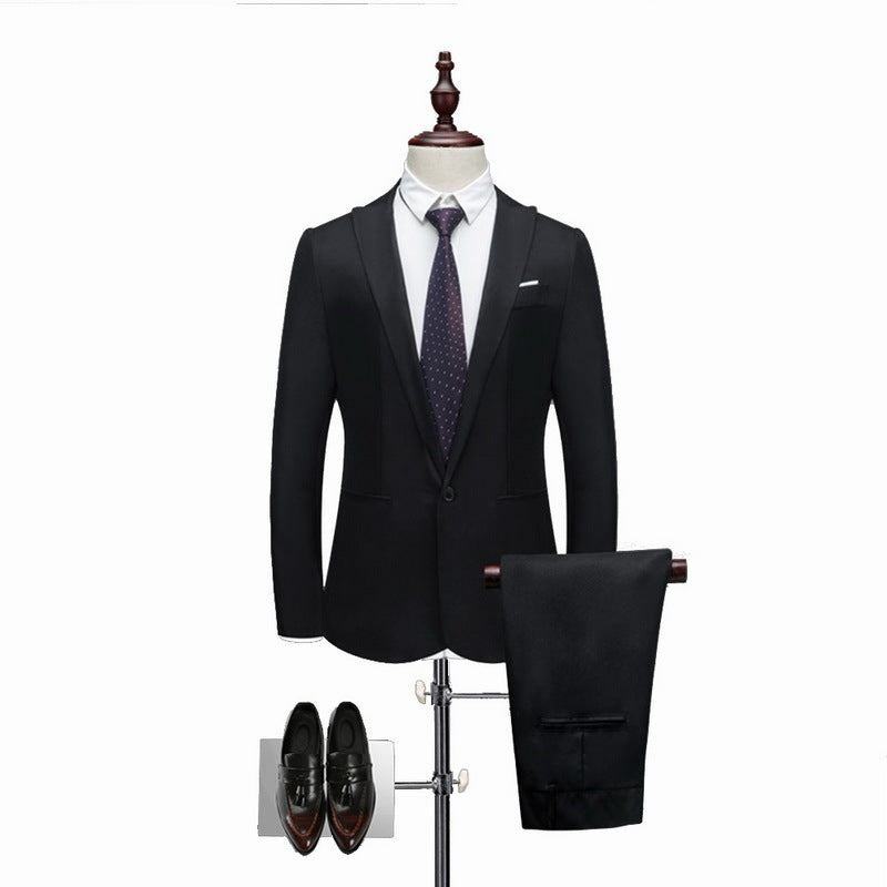 Men's Wedding Suit Jackets Slim Pants  Men's Suits +