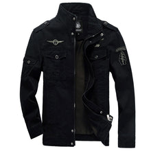 Load image into Gallery viewer, Autumn European and American Men&#39;s Cotton Military Uniform Casual Tooling Jacket +
