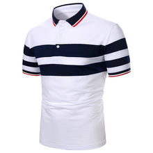 Load image into Gallery viewer, Fashion Two-color Stitching Men&#39;s Short-sleeved T-shirt +
