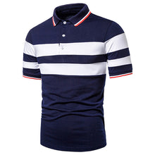 Load image into Gallery viewer, Fashion Two-color Stitching Men&#39;s Short-sleeved T-shirt +
