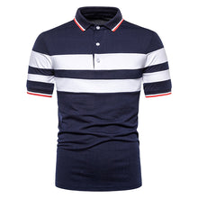 Load image into Gallery viewer, Fashion Two-color Stitching Men&#39;s Short-sleeved T-shirt +
