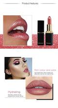 Load image into Gallery viewer, Shiny Metallic Lipstick Pearlescent Color Temperature Change Lipstick Gilt Lipstick +
