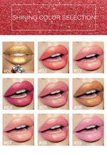 Load image into Gallery viewer, Shiny Metallic Lipstick Pearlescent Color Temperature Change Lipstick Gilt Lipstick +
