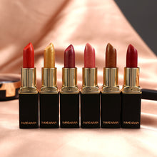 Load image into Gallery viewer, Shiny Metallic Lipstick Pearlescent Color Temperature Change Lipstick Gilt Lipstick +

