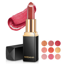 Load image into Gallery viewer, Shiny Metallic Lipstick Pearlescent Color Temperature Change Lipstick Gilt Lipstick +

